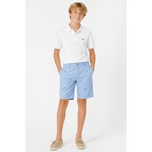 Vineyard Vines Breaker Shorts Boys Size 18 Blue‎ Lacrosse STX Chino Preppy